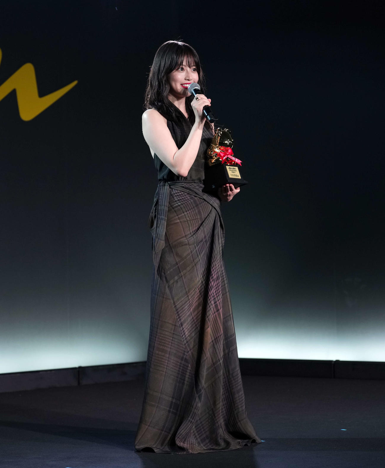 「anan AWARD 2025」俳優部門を受賞した今田美桜（撮影・小島史椰）
