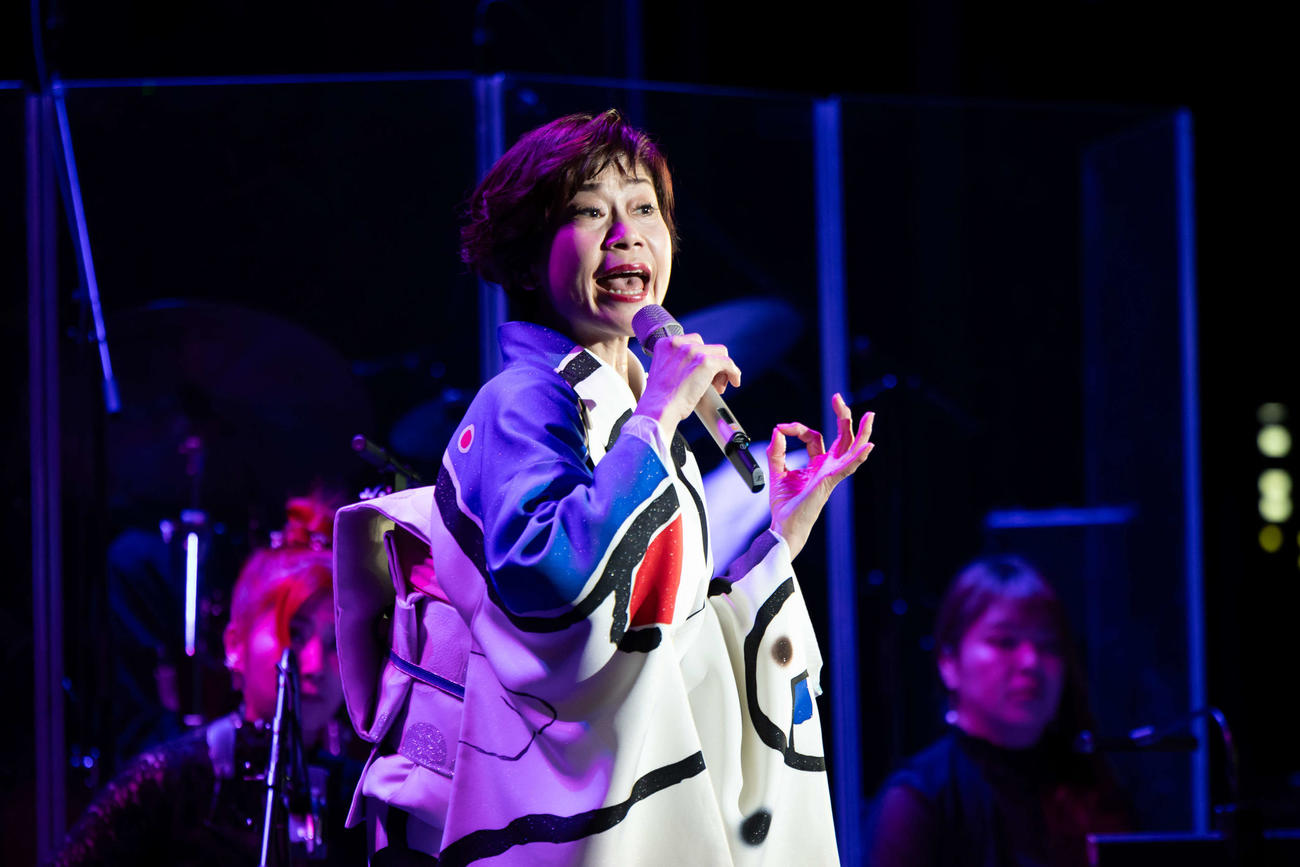都内でコンサートを行った神野美伽