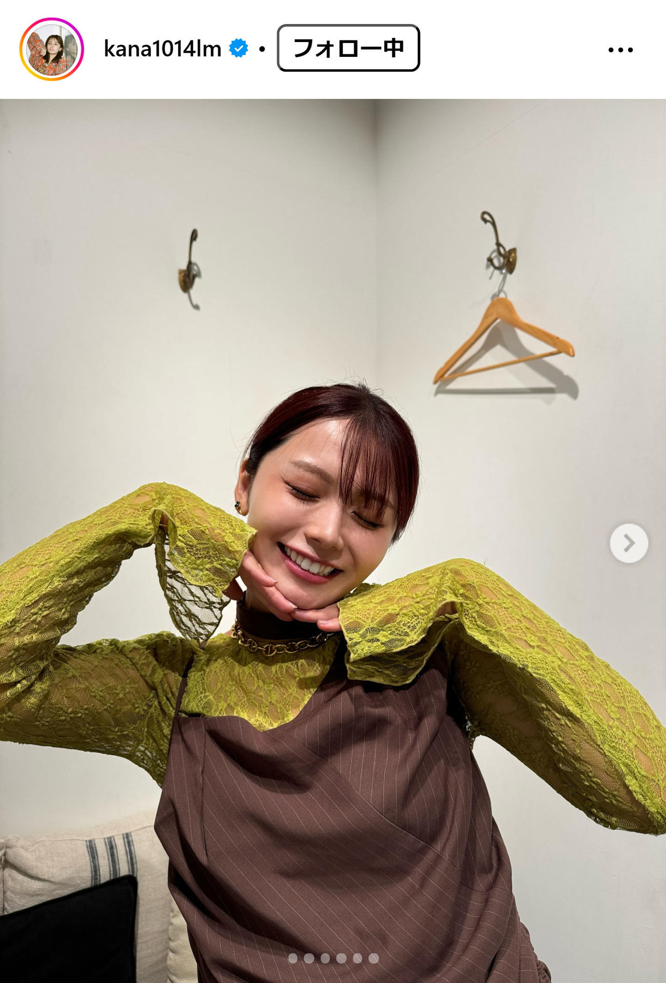 足立佳奈のインスタグラムから