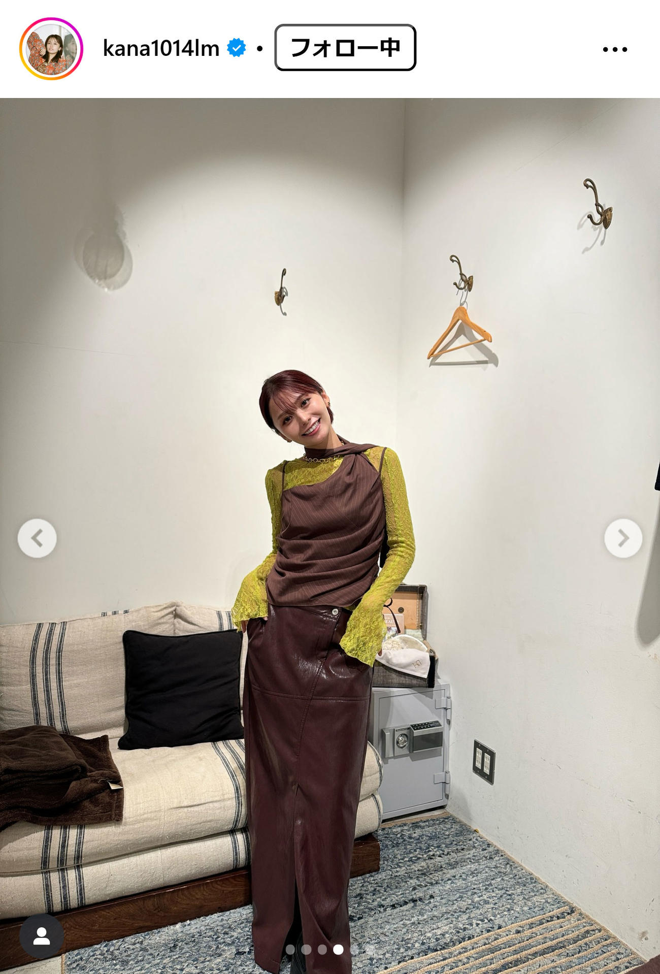 足立佳奈のインスタグラムから