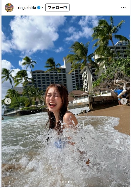 内田理央のインスタグラムから