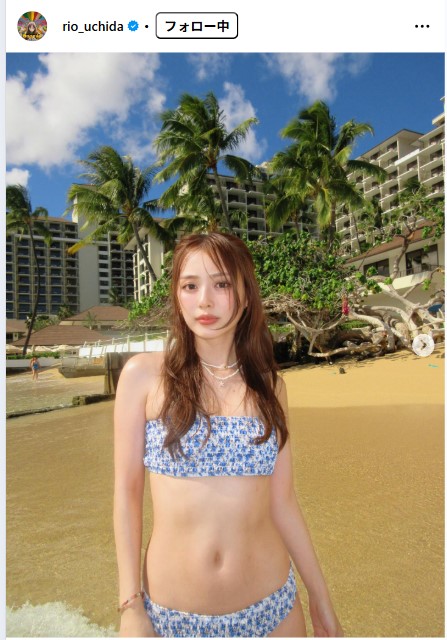 内田理央のインスタグラムから