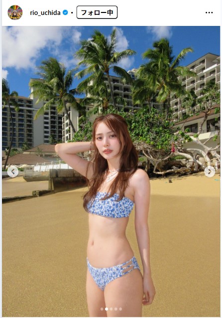 内田理央のインスタグラムから