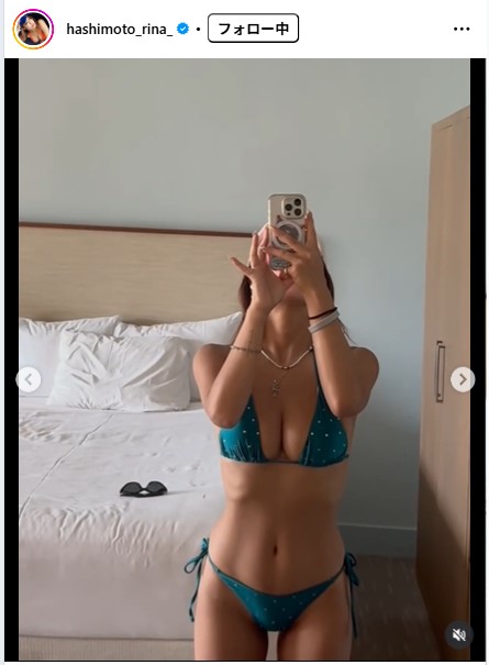 橋本梨菜のインスタグラムから