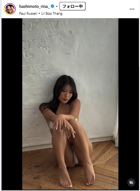 橋本梨菜のインスタグラムから