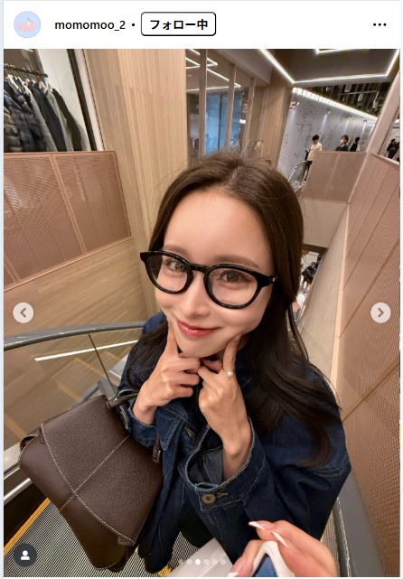 新山桃子のインスタグラムから