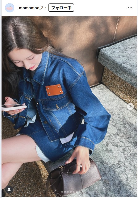 新山桃子のインスタグラムから