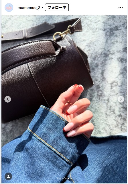 新山桃子のインスタグラムから