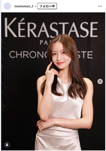 新山桃子のインスタグラムから