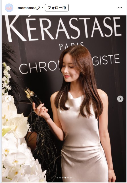 新山桃子のインスタグラムから