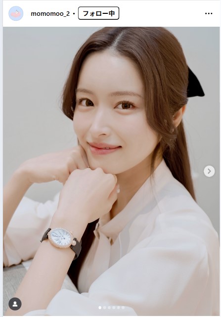 新山桃子のインスタグラムから