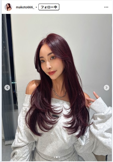 南真琴のインスタグラムから