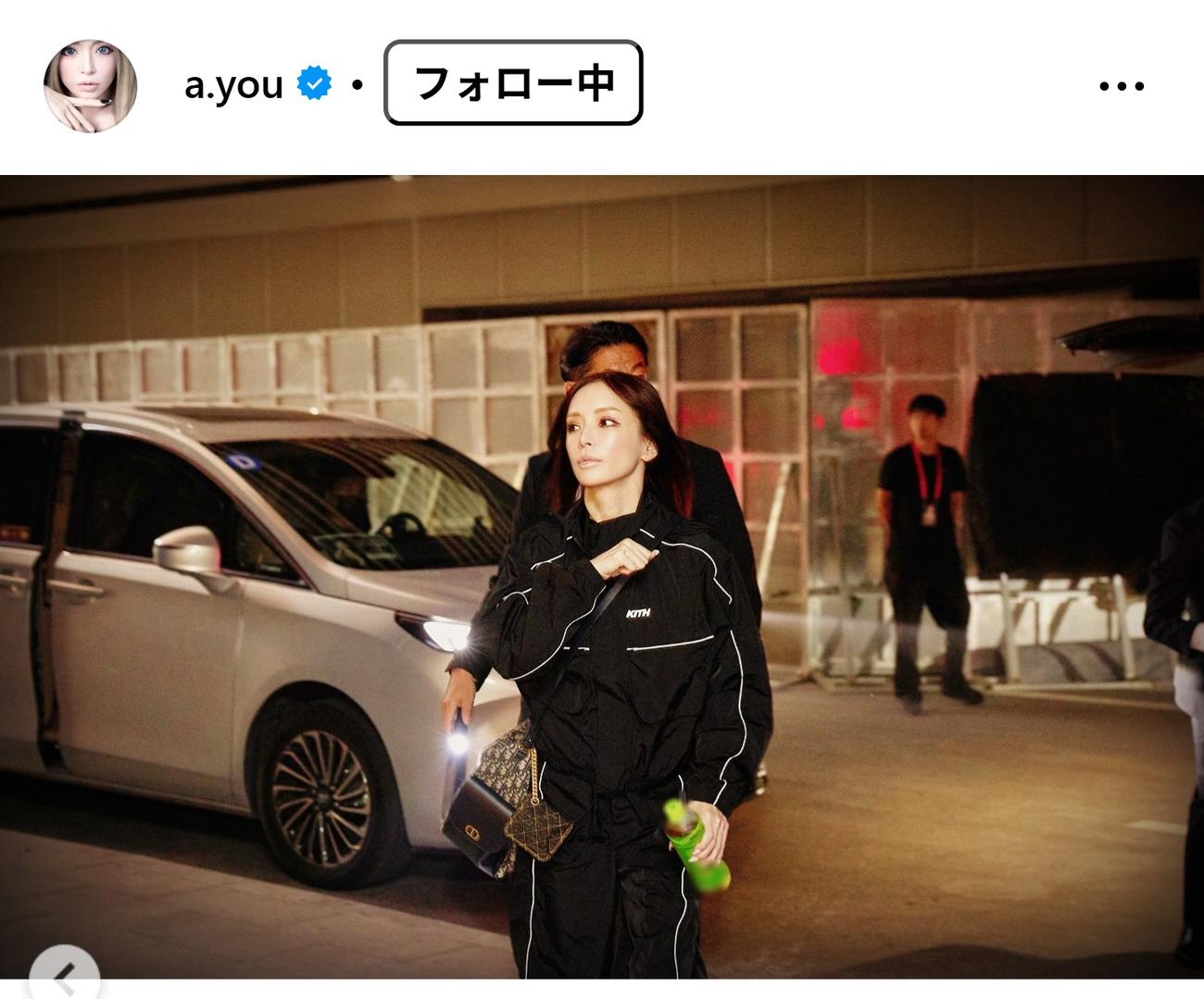 浜崎あゆみのインスタグラムから
