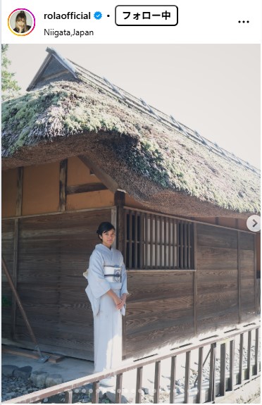 ローラのインスタグラムから