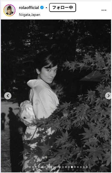 ローラのインスタグラムから