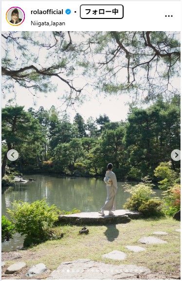 ローラのインスタグラムから