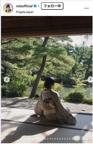 ローラのインスタグラムから