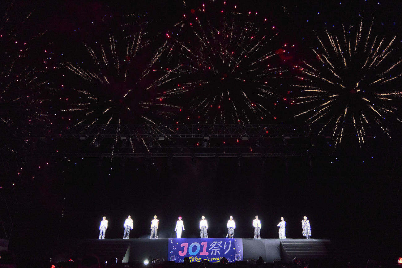 5周年特別イベント「JO1 5th Anniversary　～祭り～」を行ったJO1（（C）LAPONE ENTERTAINMENT）