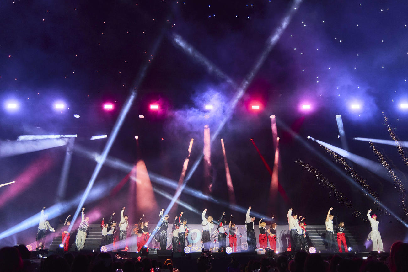 5周年特別イベント「JO1 5th Anniversary　～祭り～」を行ったJO1（（C）LAPONE ENTERTAINMENT）