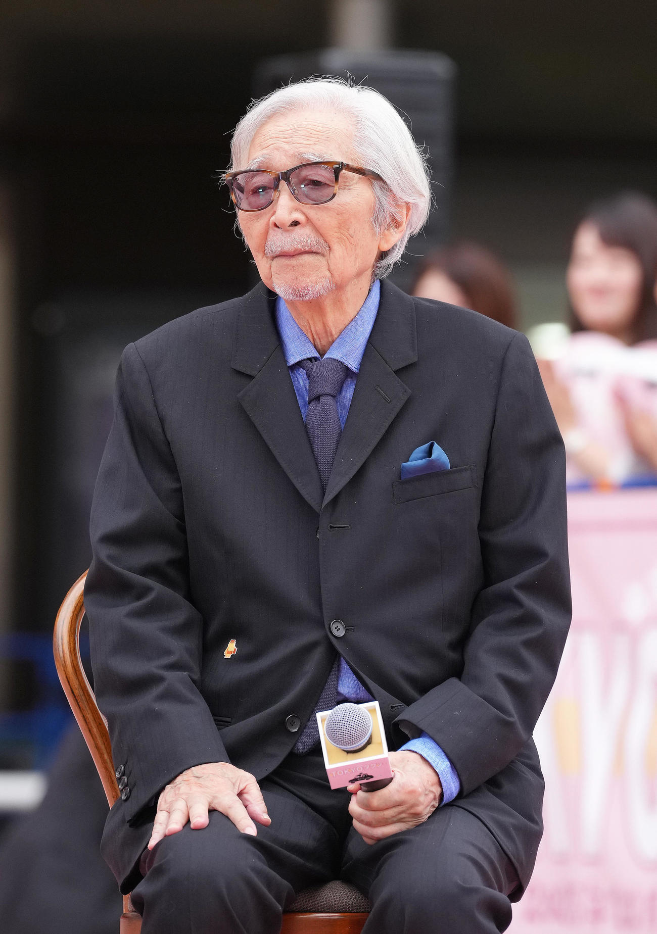 タクシーセレモニーに登壇した山田洋次監督（撮影・足立雅史）
