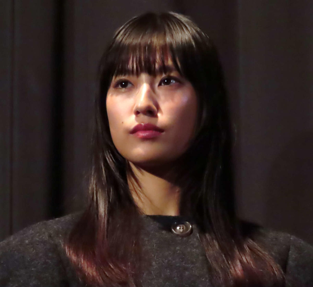 映画「消滅世界」完成披露上映会に出席した恒松祐里