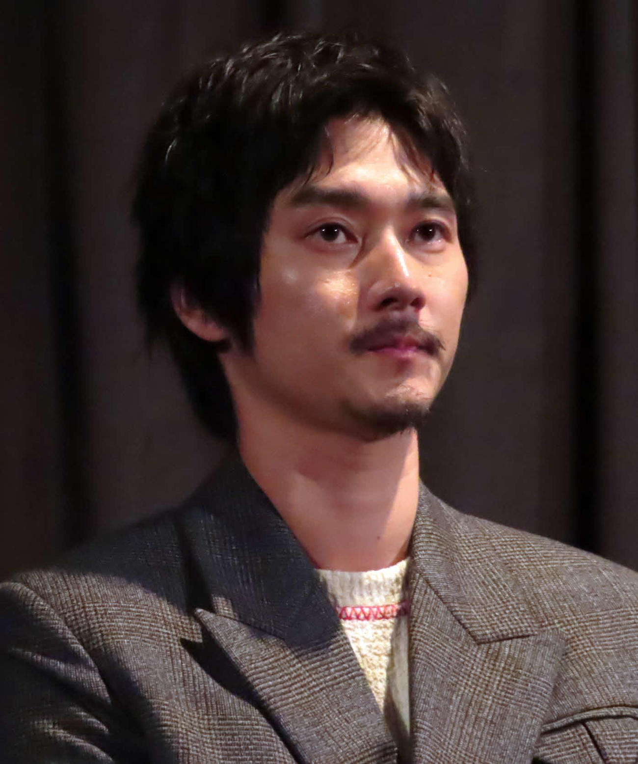 映画「消滅世界」完成披露上映会に出席した柳俊太郎