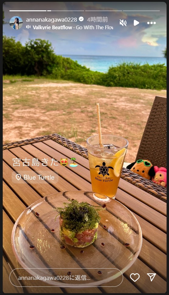 中川杏奈のストーリーズから