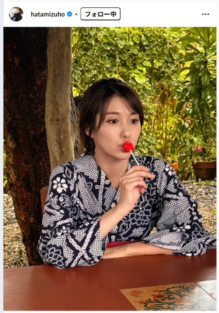 秦瑞穂のインスタグラムから