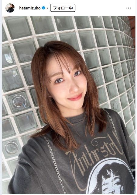 秦瑞穂のインスタグラムから