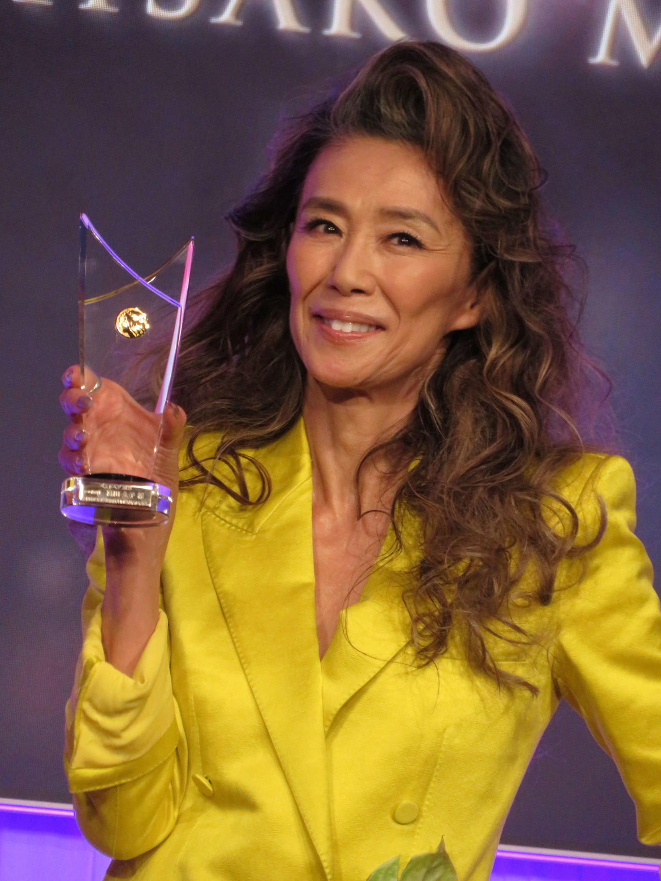 「ベスト・ヘア2025」の60代部門に選ばれた萬田久子