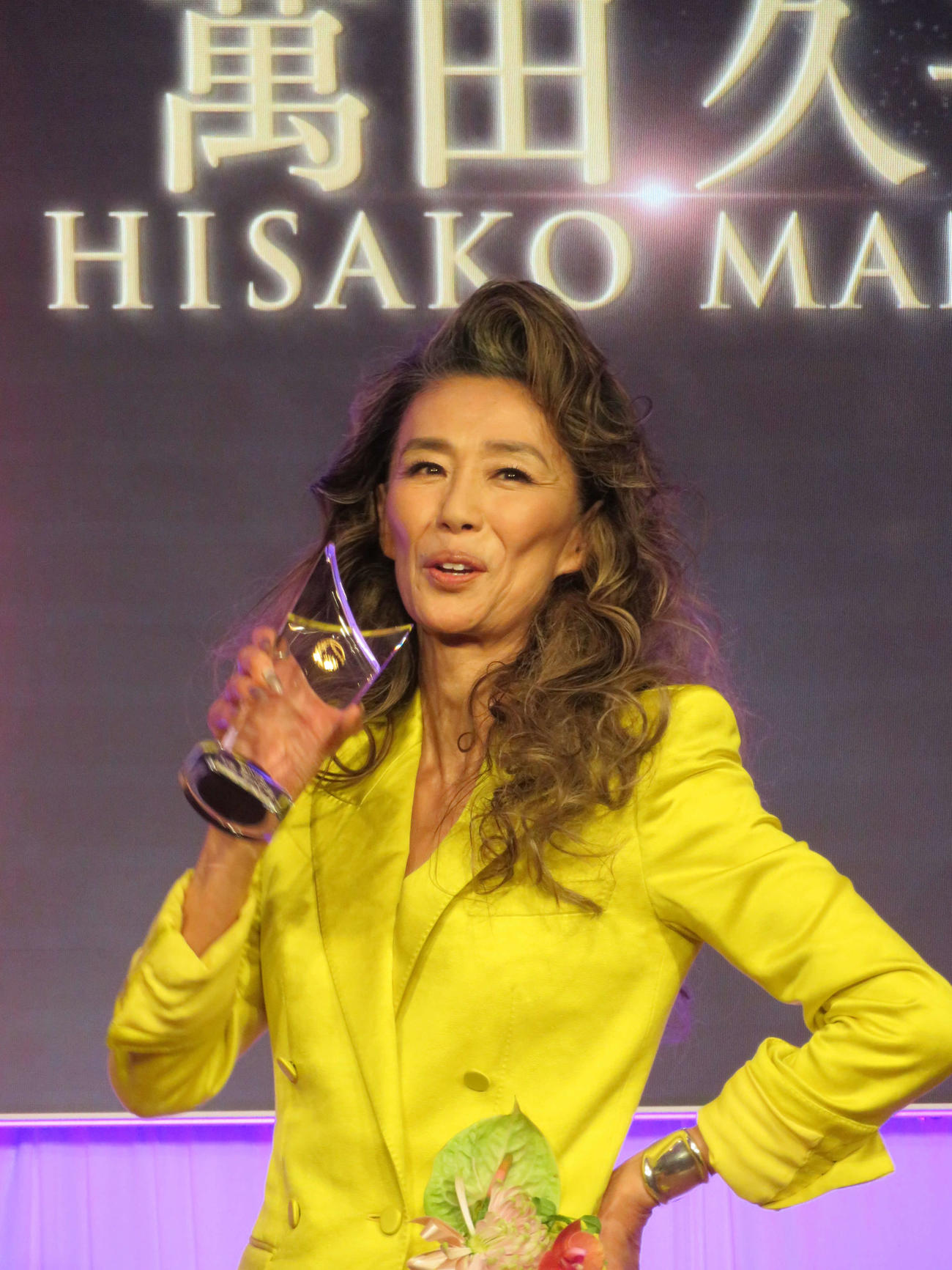 「ベスト・ヘア2025」の60代部門に選ばれた萬田久子