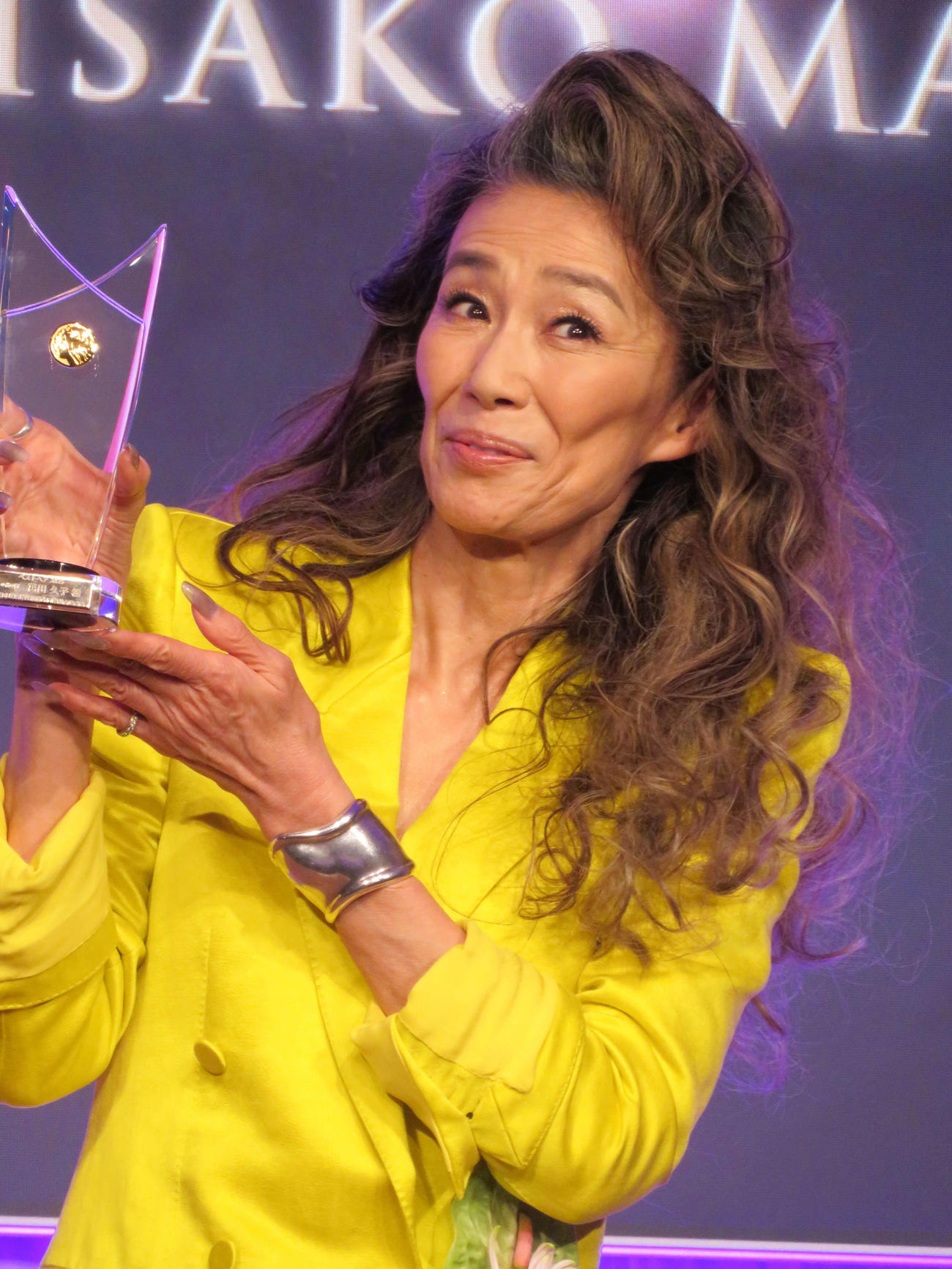 「ベスト・ヘア2025」の60代部門に選ばれた萬田久子
