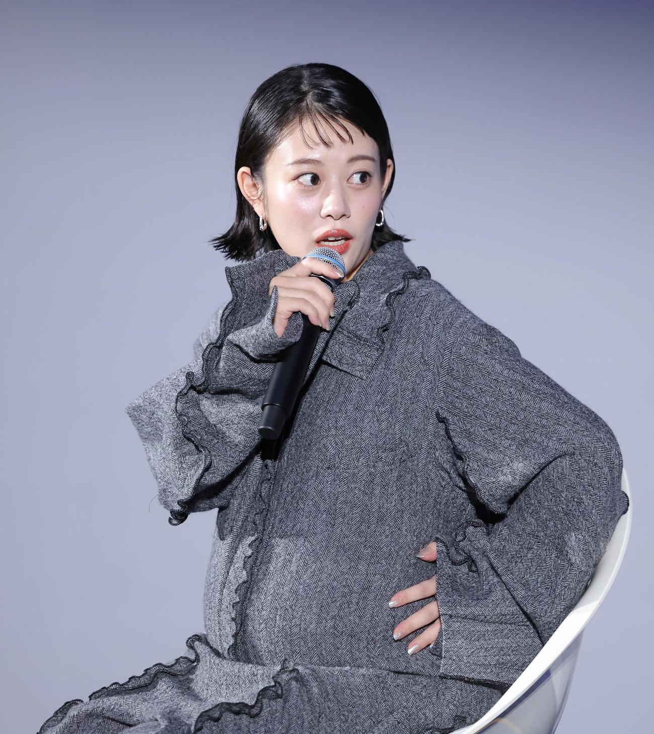 「秒速5センチメートル」大ヒット御礼プラネタリウムイベントに臨む高畑充希（撮影・河田真司）