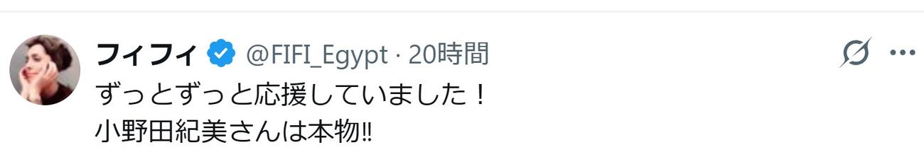 フィフィのXから