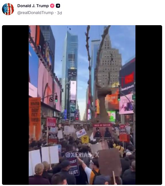 トランプ大統領のトゥルース・ソーシャルから