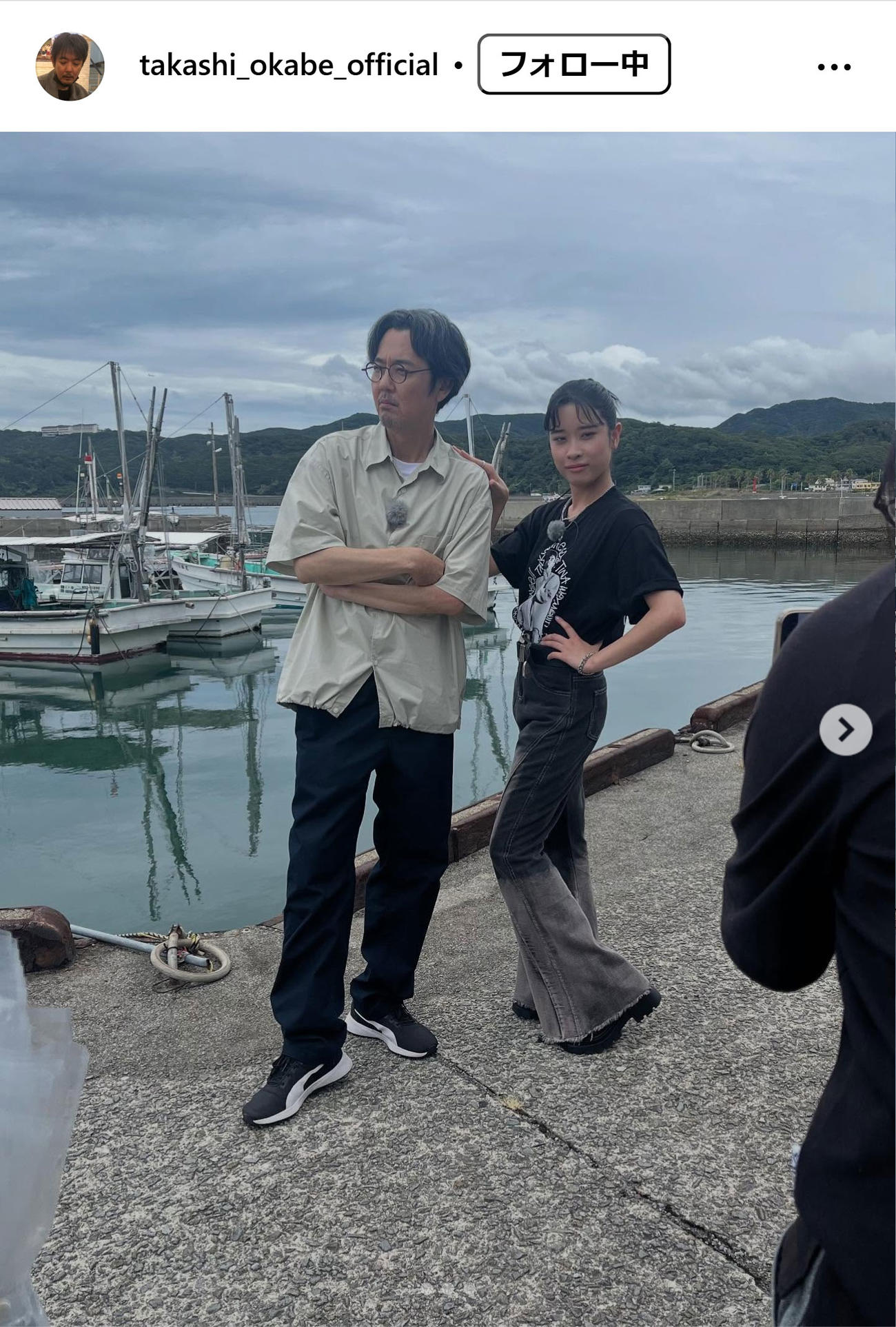 岡部たかしのインスタグラムから