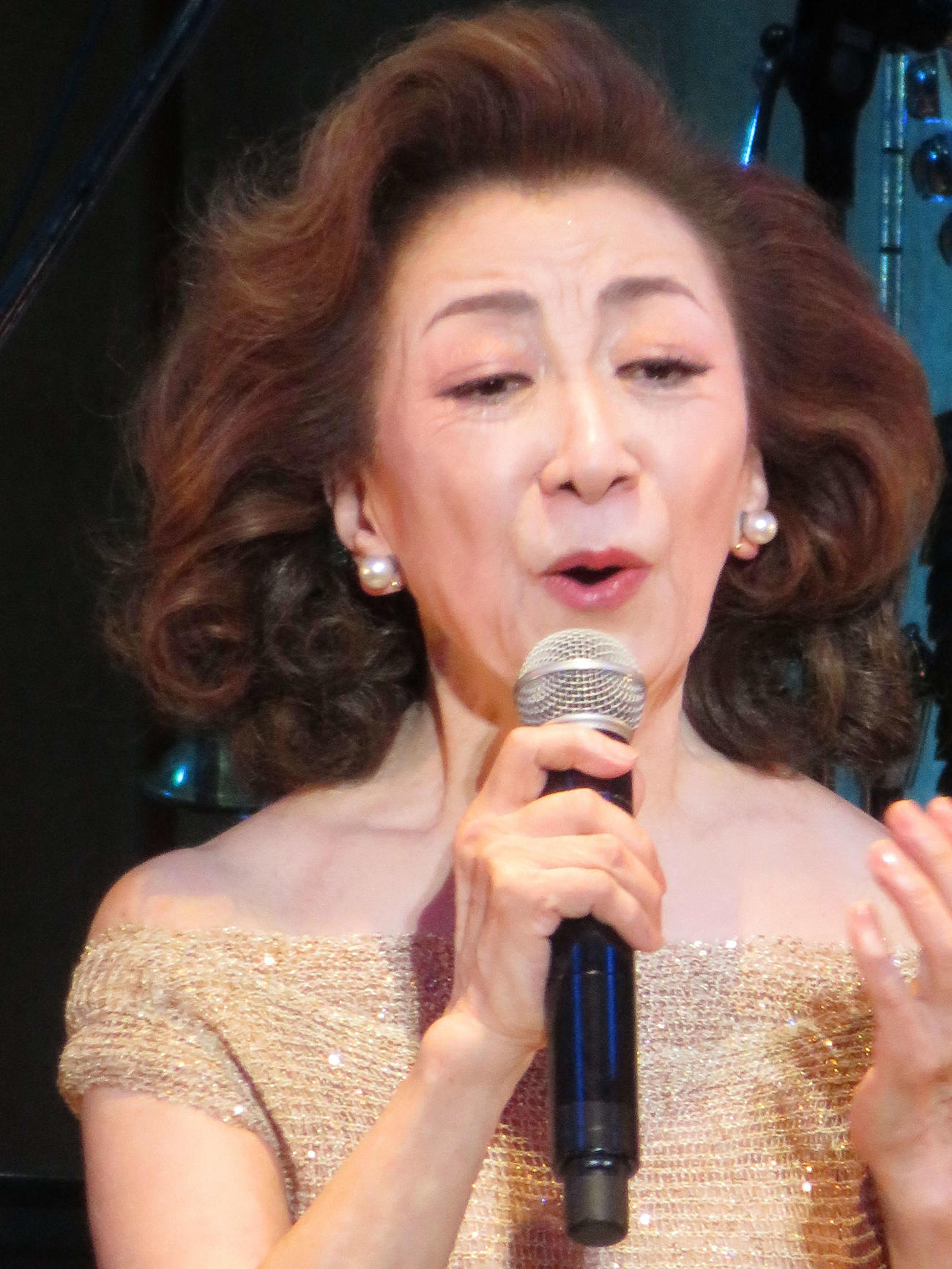 浜離宮朝日ホールで秋恒例のコンサートを行った大月みやこ