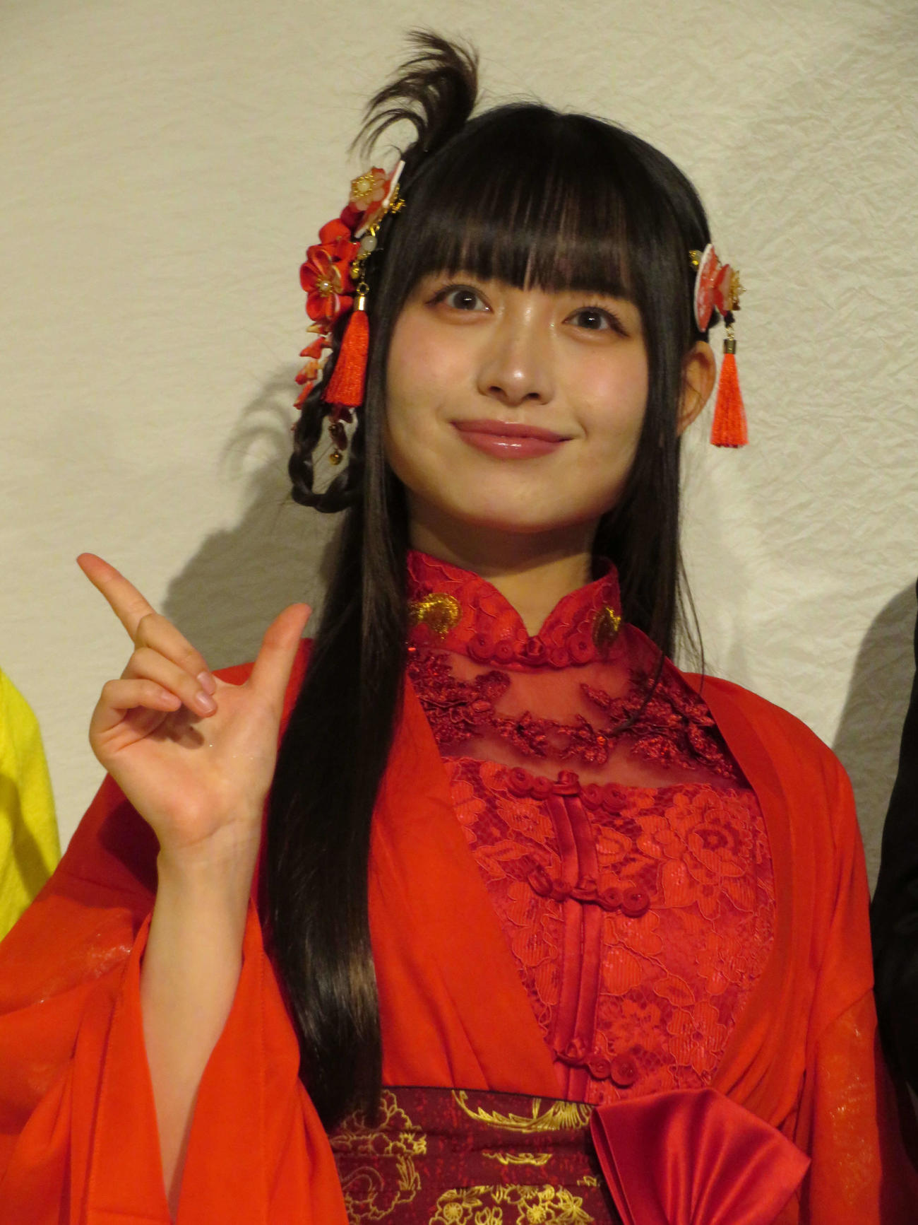 舞台「お客様に神様です　HOTEL【2】」囲み取材に出席した其原有沙（撮影・村上幸将）
