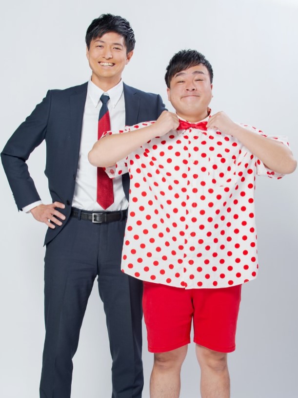 セバスチャンの２ショット（原田公志のインスタグラムから）
