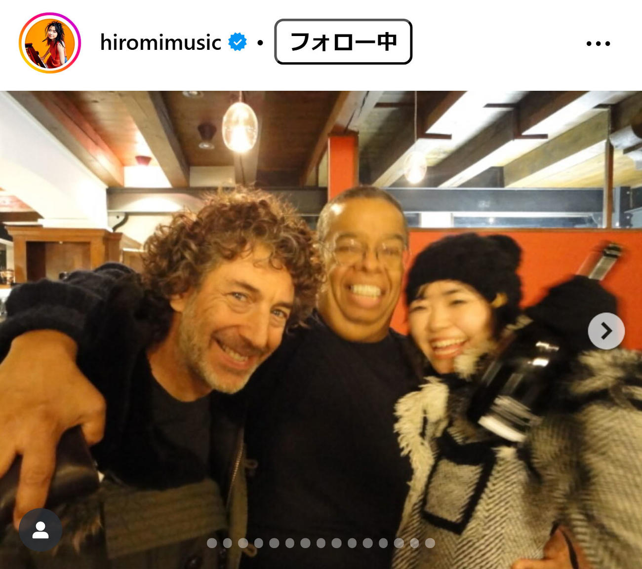 上原ひろみのインスタグラムから