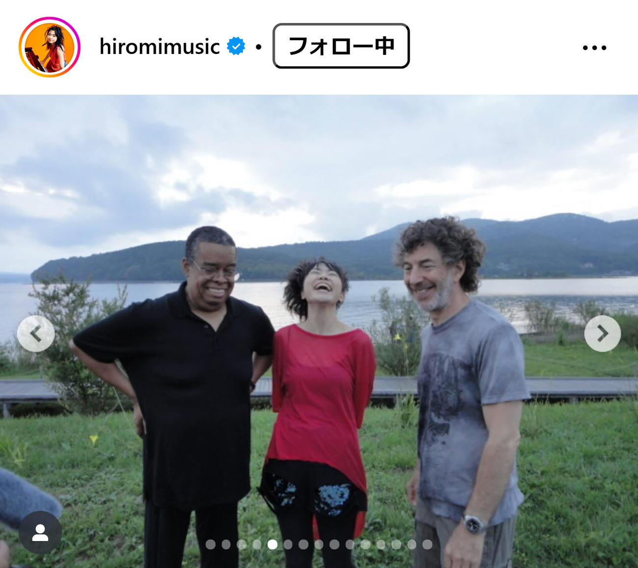 上原ひろみのインスタグラムから