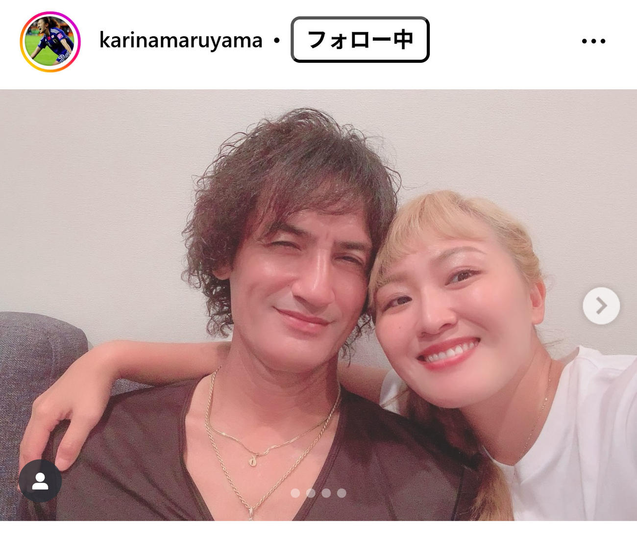 丸山桂里奈のインスタグラムから