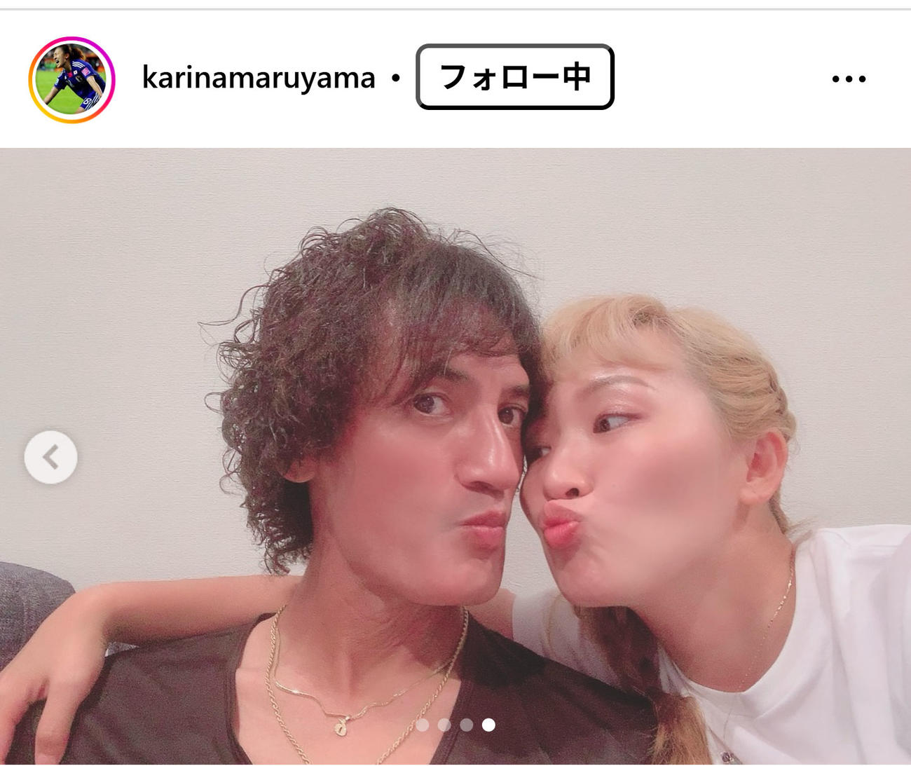丸山桂里奈のインスタグラムから