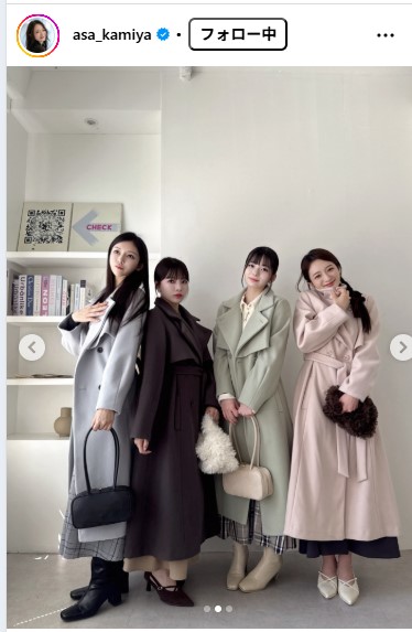 神谷明采のインスタグラムから