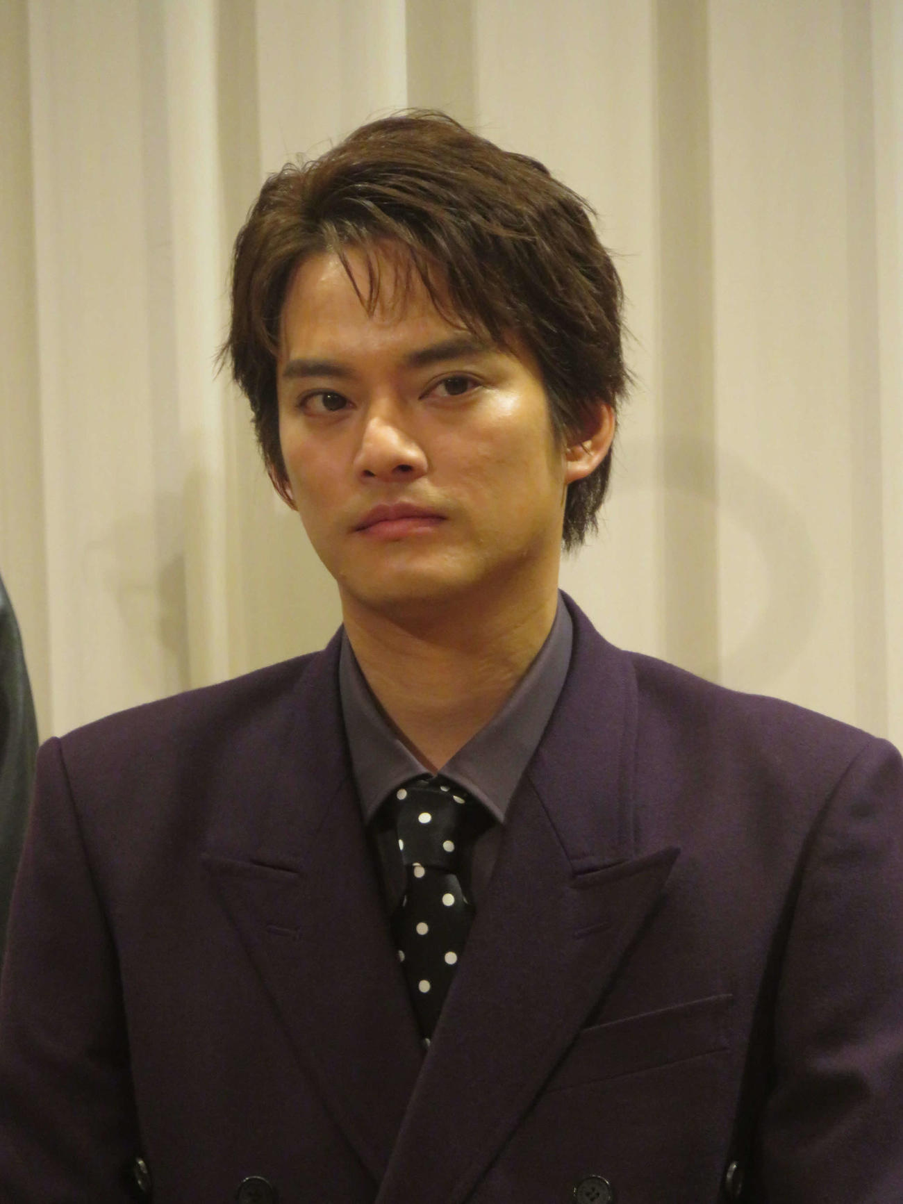 松竹百三十周年　大阪松徳座さよなら公演「スイートホームビターホーム」取材会に出席した中山優馬（撮影・川田和博）