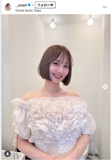 ゆずぴのインスタグラムから