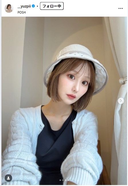 ゆずぴのインスタグラムから