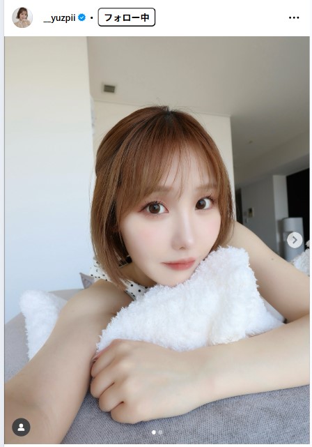 ゆずぴのインスタグラムから
