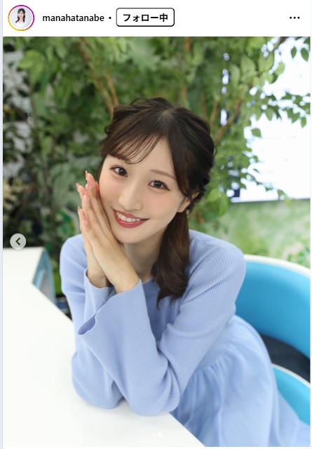 田辺真南葉のインスタグラムから