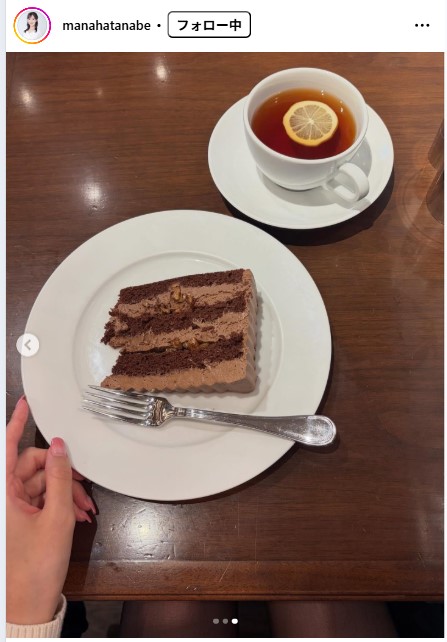 田辺真南葉のインスタグラムから